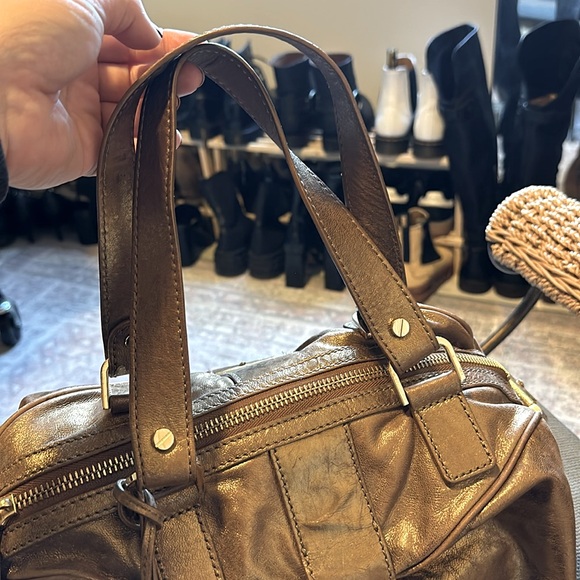 Leather Michael Kors Shoulder Bag - Antique Gold Colour - Picture 3 of 6